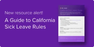 California Sick Leave Law